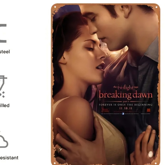 Breaking Dawn Movie Decorative Tin Sign - Picture 2 of 5